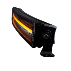 Bară LED Siberia DRC 56,6 cm, 200W, 6316 lm, rază 424 m, 5700K, fascicul optimizat, alb/galben, aluminiu negru, suport inox, DT-4PIN, 10-40V, rezistent la apă și praf (IP67/IP69K), Strands