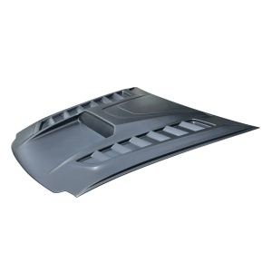 Black hood ornament, ABS plastic, Toyota Hilux (2021+) Safari