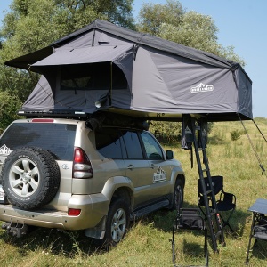 Cort de acoperiș auto cu Sky Roof, 4 persoane, 190 x 310 cm, 58 kg, Overlander Explorer 3.0