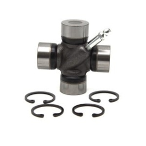 Vedere laterală a crucii cardanice GKN de 61 mm pentru Suzuki Samurai, cu niplul de unsoare.