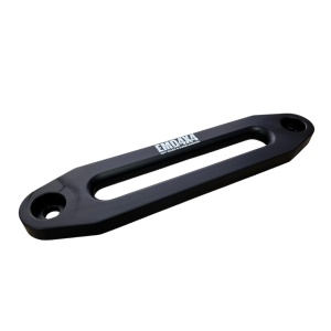 Fantă (ghidaj cablu) pentru trolii cu cablu sintetic, din aluminiu, negru, 25 cm, EMD4x4