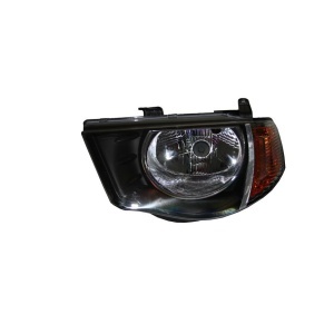 Far stânga Mitsubishi L200 (2005-2015), reglaj electric, semnalizare portocalie, Depo 214-1180L-LD-EM