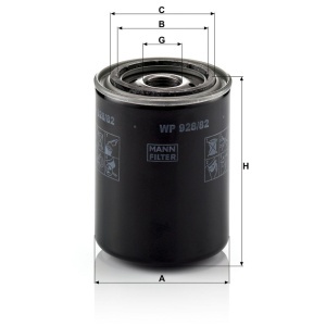 Filtru ulei Nissan Patrol 260, Y60, Y61 (1986-2004), Navara (1986-2008), Terrano (1989-2002) Mann Filter - Img 3