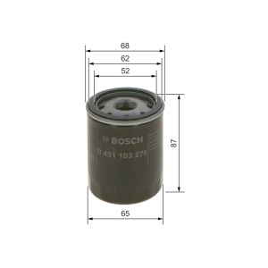 Filtru ulei Suzuki Jimny (1998-2018), Samurai (1981-2004), Vitara (1988-2023) Bosch - Img 2