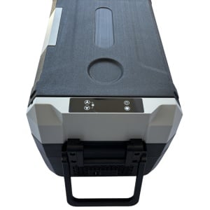 Frigider auto portabil cu roți 30.5 L, cu compresor, alimentare 12V/24V/220V, Bluetooth, control digital, -20°C +20°C, EMD4x4