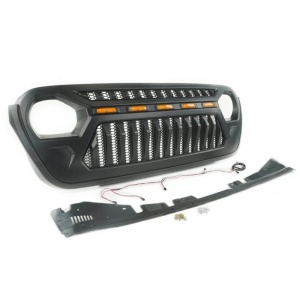Grila Angry Eyes cu lumini Jeep Wrangler JL (2018+), Gladiator JT OFD
