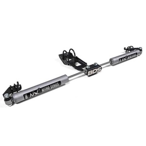 Kit amortizoare direcție duble BDS NX2 pentru Jeep Wrangler JL (2018-prezent) și Gladiator JT (2020-prezent) BDS Suspension