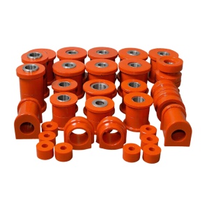 Kit bucse Nissan Terrano 2 (1993-2003) Poliuretan Portocalii 75 ShA Elast-Pol