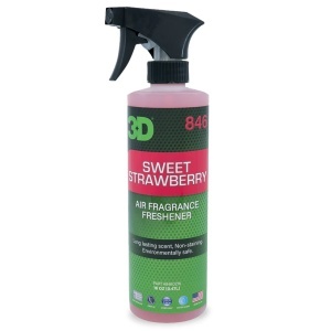 Odorizant auto lichid, Căpșuni Dulci, 473 ml, economic, 3DProducts
