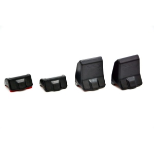 Ornamente panou butoane pentru Suzuki Jimny JB64/JB74 (2018+), set 4 bucăți, ABS negru mat, ORE4x4 - Img 3