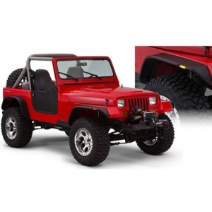 Overfender Jeep Wrangler YJ Bushwacker Flat Style - Img 1