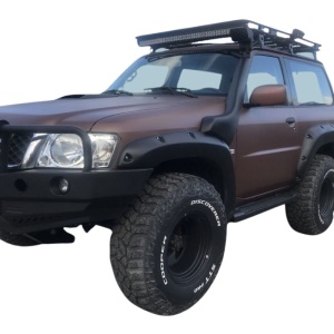 Overfendere Nissan Patrol Y61 GU4 (2005+) 7cm Kut Snake textured - Img 1