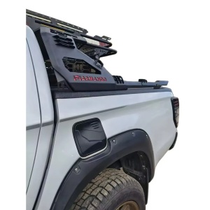 Overfendere Pocket Style pentru Mitsubishi L200 MR (2019-2023), negru satinat, ABS, OFD - Off Road Fabrication - Img 3