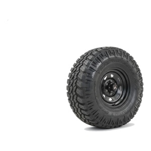 Roată robustă cu anvelopă de teren, compatibilă cu overfenderele Kut Snake de 95 mm, Toyota 4Runner.