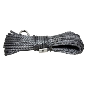 Plasmă sintetică troliu ATV 5mm x 15m, 2.9t (2900kg), gri Power Line