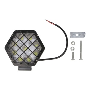 Proiector LED de lucru M-Tech hexagonal cu 9 LED-uri, 2300 lm, 10-30 V