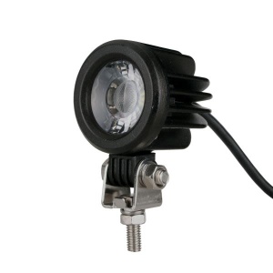 Proiector LED de lucru M-Tech rotund compact 10 W, 800 lm, flood, 12/24/30 V
