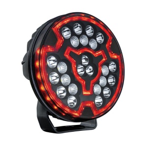 Proiector LED Freedom Maximum Glow 7″, 98W, 10144 lm, rază 254 m, 5700K, fascicul combo optimizat, lumină de poziție alb și roșu, carcasă aluminiu negru, lentilă clară, suport oțel inoxidabil, rezistent la apă și praf (IP6K9K), Strands