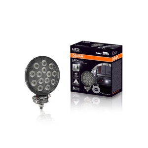 Proiectorul OSRAM FX120R-WD prezentat alături de ambalajul său original.