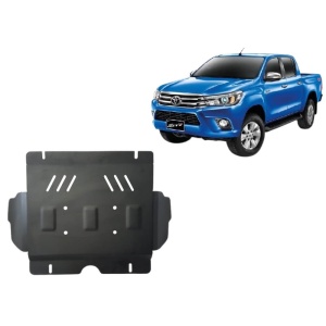 Scut auto din aluminiu Toyota Hilux Revo 2016 - 2023 - Img 4