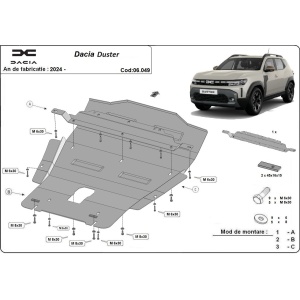 Scut auto metalic Dacia Duster 4x4 2024 - 2025 - Img 3