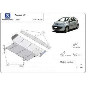 Scut auto metalic Peugeot