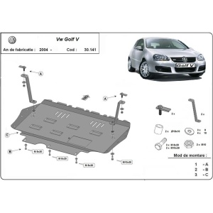 Scut auto metalic Volkswagen