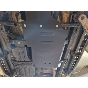 Scutul de protecție montat sub cutia de viteze a unui Jeep Wrangler JL (2018+).