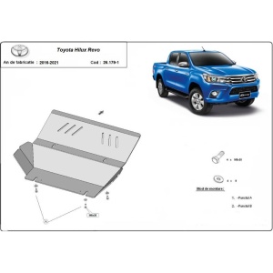 Scut radiator metalic Toyota Hilux Revo, Invincible