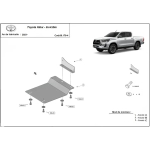 Scut senzor filtru particule Toyota Hilux Invincible 2021-2025