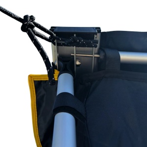 Set marchiză auto cu anexă cort CampTalk, 200x250 cm, 5 m², închis complet cu podea inclusă, impermeabil, montaj rapid, compatibil cu orice mașină cu bare transversale sau roof rack