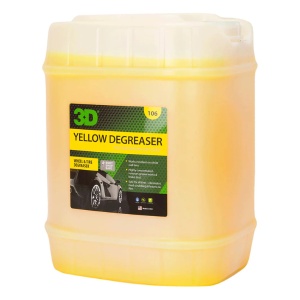 Solutie curatare jante Yellow Degreaser, degresant concentrat fara acid, pentru jante si anvelope, 3.78 L, 3DProducts