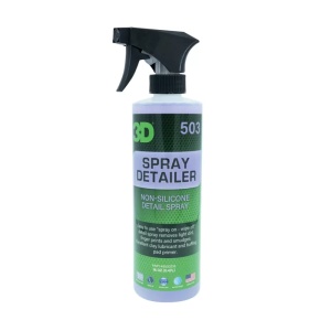 Spray Detailer Rapid, Luciu Showroom, Fara Silicon, Lubrifiant Argila, 473 ml, 3DProducts