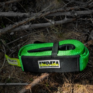 Șufă de copac pentru troliu 8t (8000kg) 3m x 50mm, cu husă de protecție, verde, EMD4X4 - Img 6