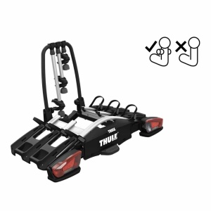 Suport biciclete Thule VeloCompact F cu prindere pe carligul de remorcare - pentru 3 (4) biciclete