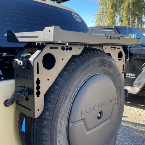 Suport multifuncțional pentru accesorii pe roată de rezervă, Negru, AQM4WD - Img 4