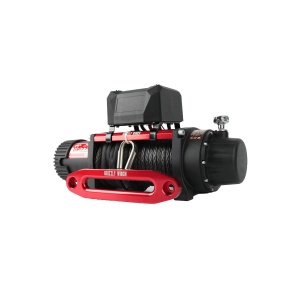 Troliu electric Grizzly auto Winch 9500lbs (4310kg) 12V Cablu Sintetic 25m Raport 150:1