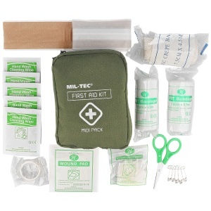 Trusă de prim ajutor Midi Pack Mil-Tec Olive (16025900) Mil-Tec