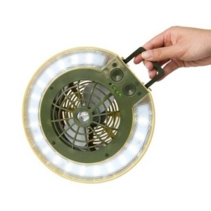 Ventilator cort cu led