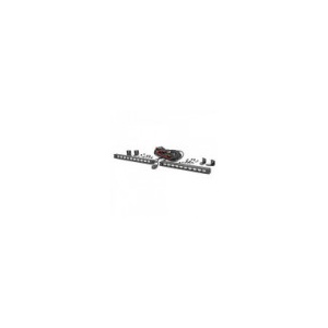 Kitul barei LED Rough Country de 10 inch, cu cablaj și accesorii de montaj.