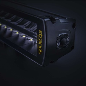 Bară LED 12″ (30,5 cm), 8000 lm, 110W, 5700K, rază 500 m, lumină poziție albă și chihlimbar, IP68/IP69K, Siberia Outlaw UDX Strands