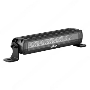 Bara LED Osram FX250-SP Spot Gen2 de 30.9cm, prezentată din unghi, cu lumina stinsă.
