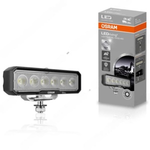 Bara LED OSRAM VX150-WD alături de ambalajul său original.