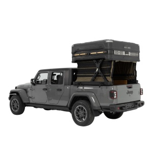 Cort de acoperis auto 3 persoane, 279 kg, cu două niveluri, compatibil cu autovehicule tip pick-up, acționare automată, Wingman X Wild Land