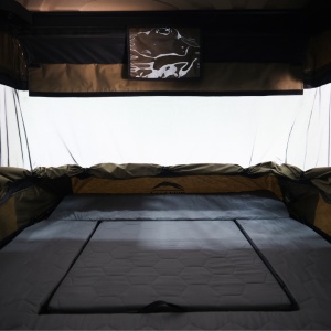 Cort de acoperis auto 3 persoane, 279 kg, cu două niveluri, compatibil cu autovehicule tip pick-up, acționare automată, Wingman X Wild Land