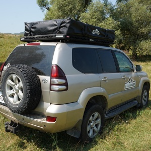 Cort de acoperiș auto cu Sky Roof, 4 persoane, 190 x 310 cm, 58 kg, Overlander Explorer 3.0