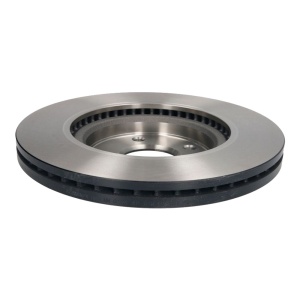 Vedere laterală a discului de frână ventilat TRW de 26mm pentru Nissan Juke.