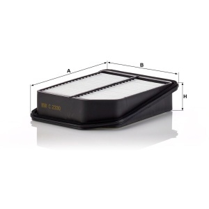 Filtru aer Suzuki Grand Vitara (2005-2015) 1.9 DDiS F9QB, 1.6 M16A, 2.0 J20A Mann Filter - Img 3