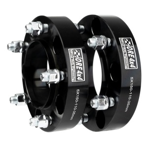 Flanșe distanțiere Dodge RAM 1500 (2013-2022) 25mm 5x139.7 CB77.8 M14x1.5 set 4 buc cu inel de centrare ORE4x4 - Img 3