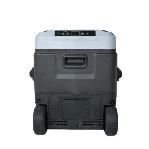 Frigider si congelator auto portabil cu roti 50 L, cu compresor, alimentare 12V/24V/220V, Bluetooth, control digital, -20°C +20°C EMD4x4